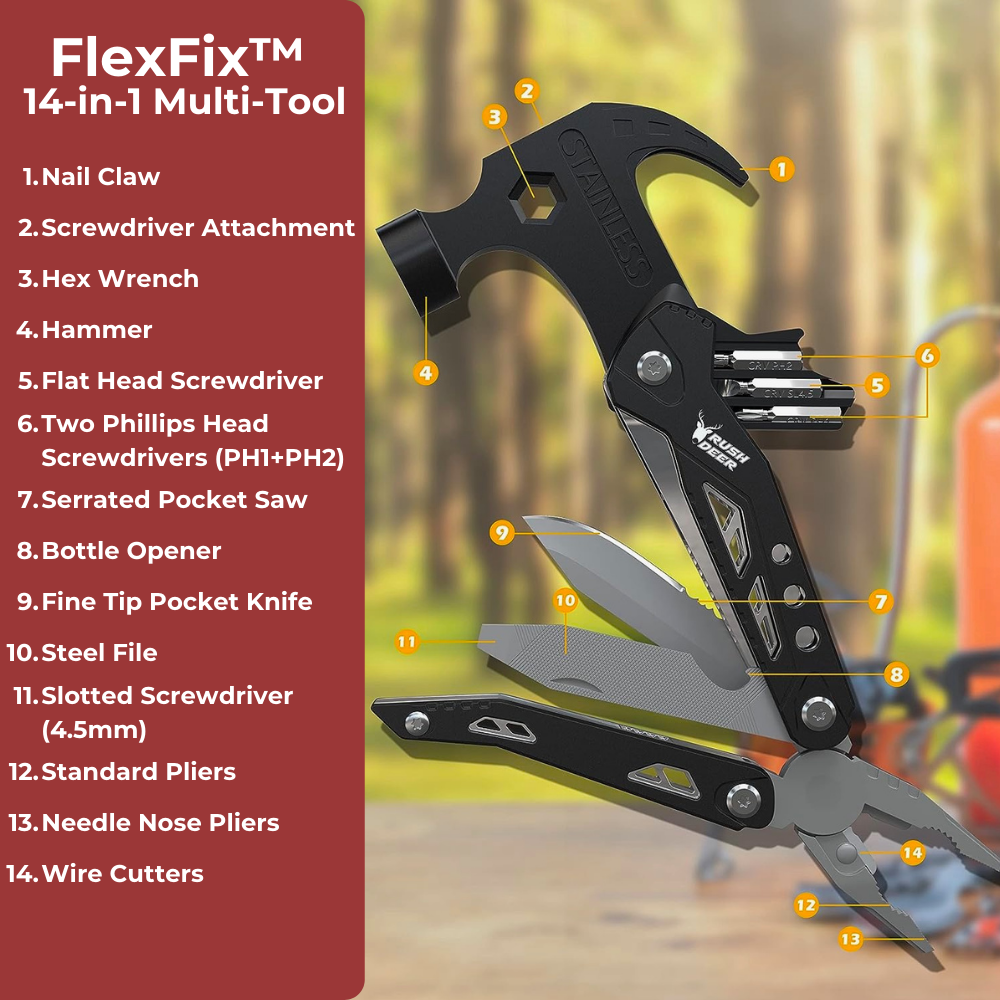 FlexFix 14-in-1 Multi-Tool