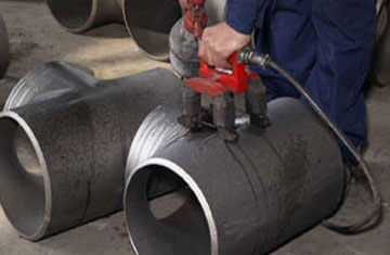 Alloy steel reducing tee forging